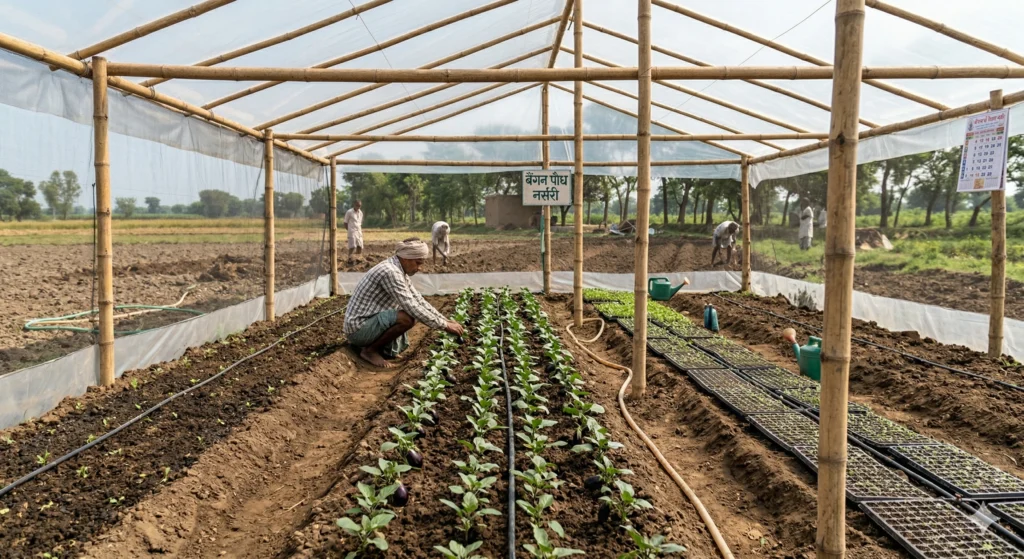  बैंगन की खेती में नर्सरी तैयार करने का तरीका – baigun ki kheti nursery